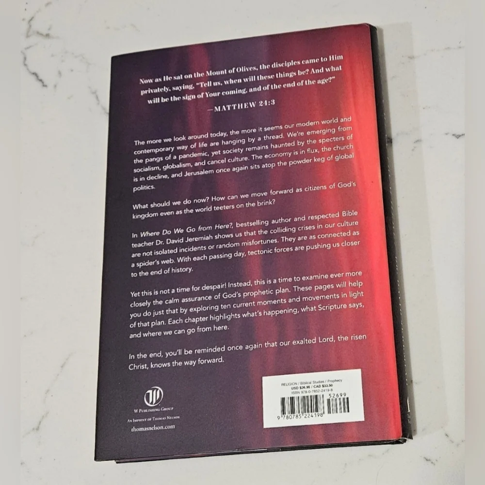 Where Do We Go From Here Dr David Jeremiah Hardcover New York Times  BOGO